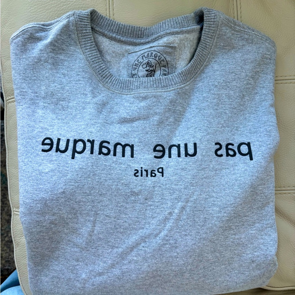 Pas Une Marque Gray sweatshirt